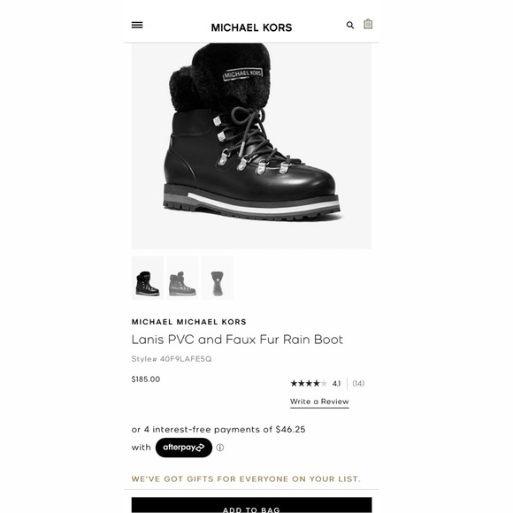 MICHAEL MICHAEL KORS Lanis Faux Fur Boot Size 7 – Brand New / Rare - Picture 12 of 12